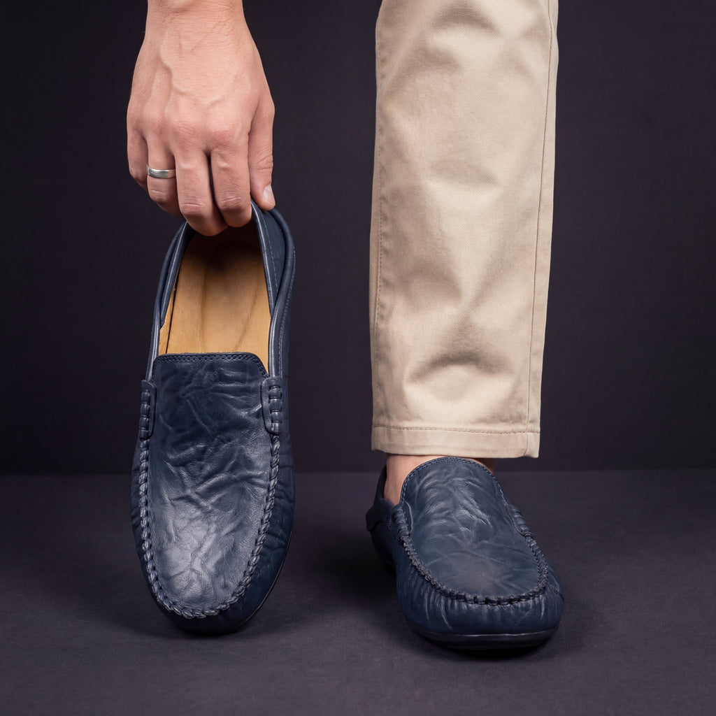 Mocasines de Piel para Hombre sin Agujetas – 5 Colores
