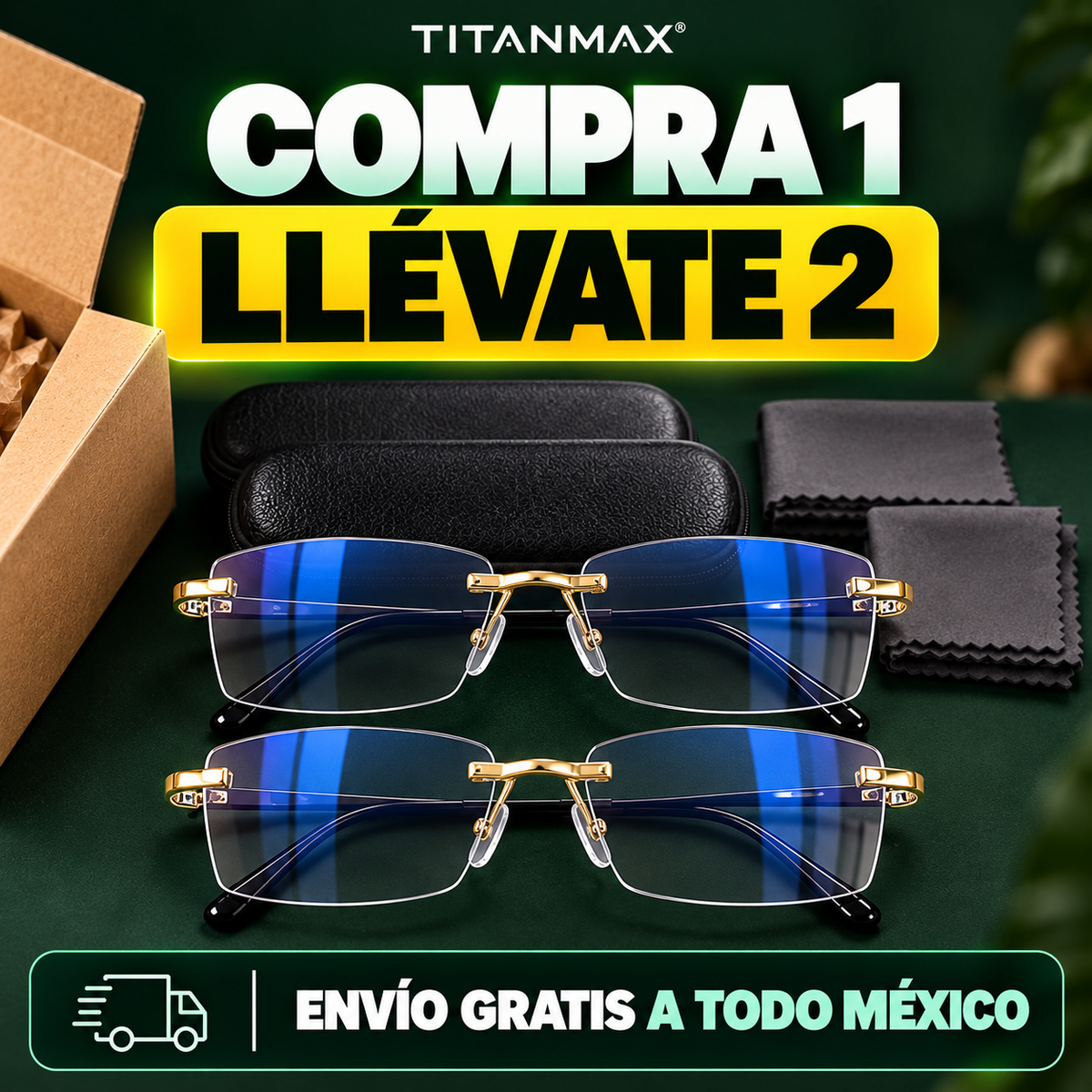 TitanMax® – Lentes Inteligentes con Zoom Adaptativo para Cerca y Lejos