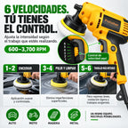 Pulidora para Auto 700W con 6 Velocidades y Accesorios