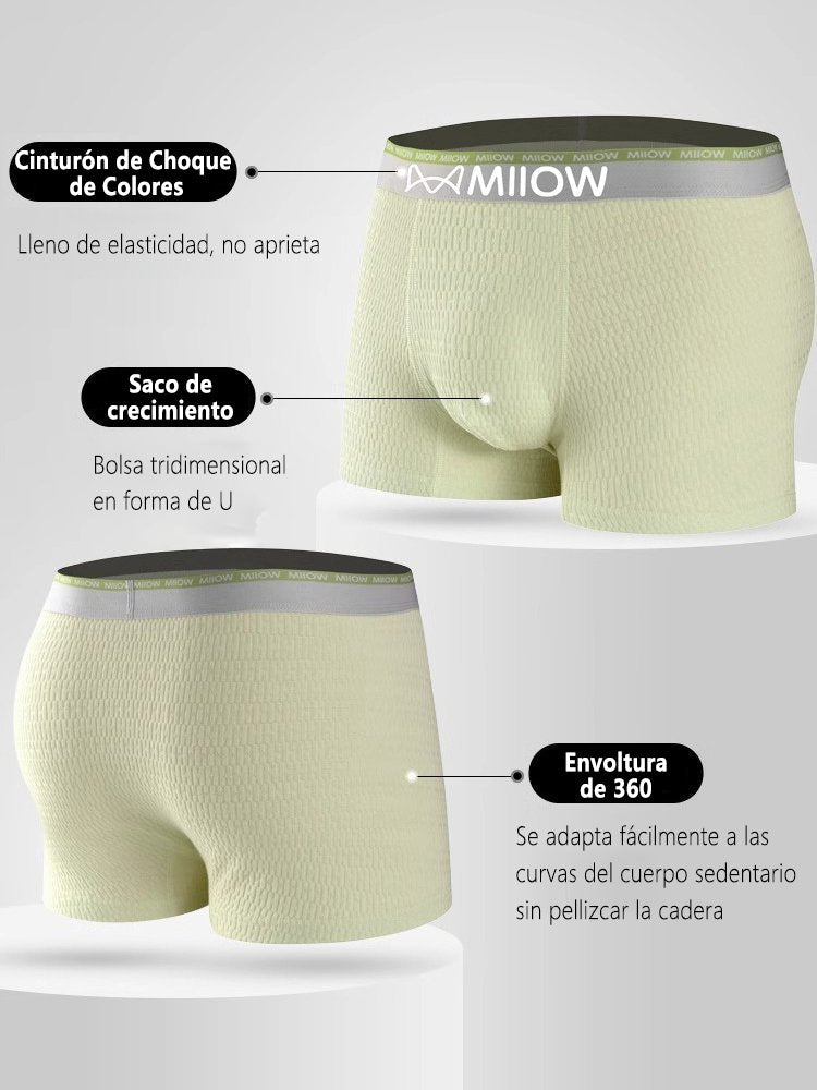 Ropa interior masculina de algodón de alta calidad 🔥antibacteriana, transpirable, absorbente de humedad🔥