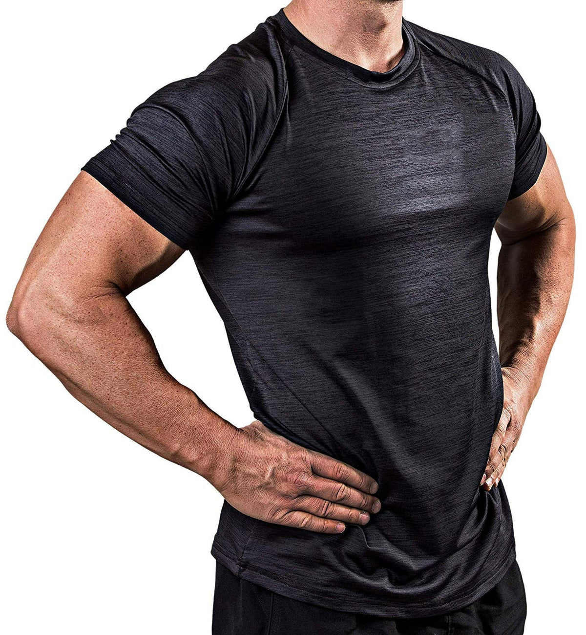 🔥2023 nuevo 🔥 Camiseta deportiva para correr de secado rápido y alta elasticidad para hombre, mangas cortas deportivas (compre 2 piezas con envío gratis)