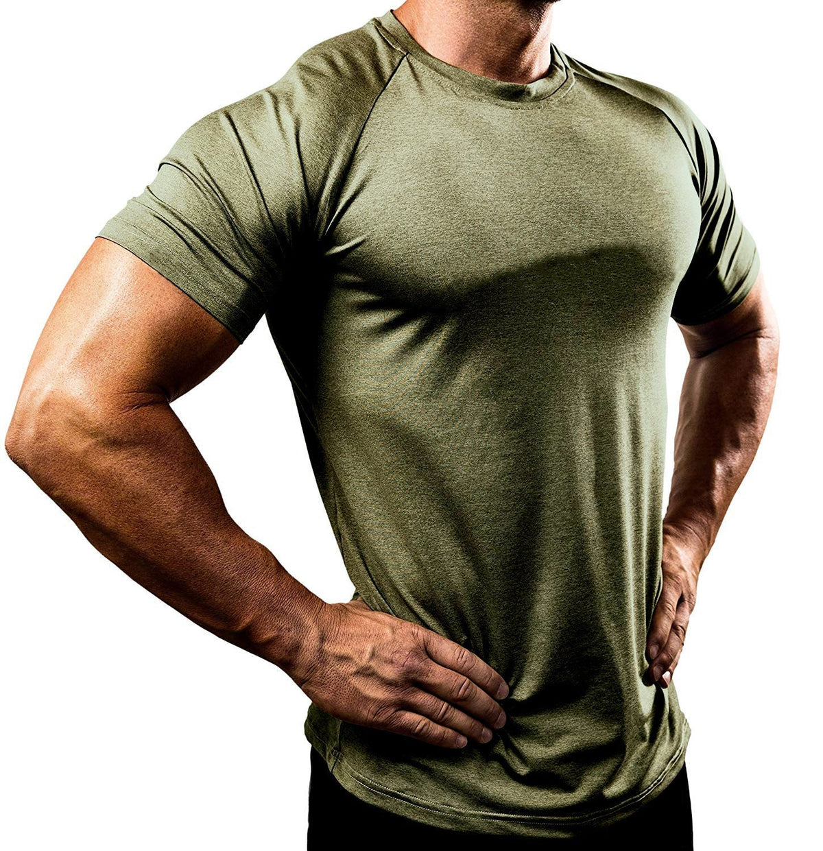 🔥2023 nuevo 🔥 Camiseta deportiva para correr de secado rápido y alta elasticidad para hombre, mangas cortas deportivas (compre 2 piezas con envío gratis)