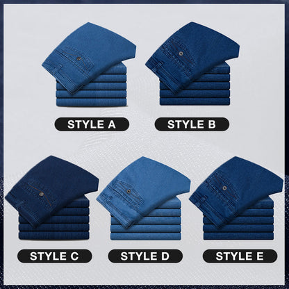 Jeans de cintura alta rectos para hombre🔥Compra 2 envío gratis🔥