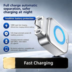 Adaptador USB-C con apagado automático carga segura