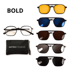 Lentes 6 en 1 con Clips Magnéticos de Sol para Hombre