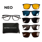 Lentes 6 en 1 con Clips Magnéticos de Sol para Hombre