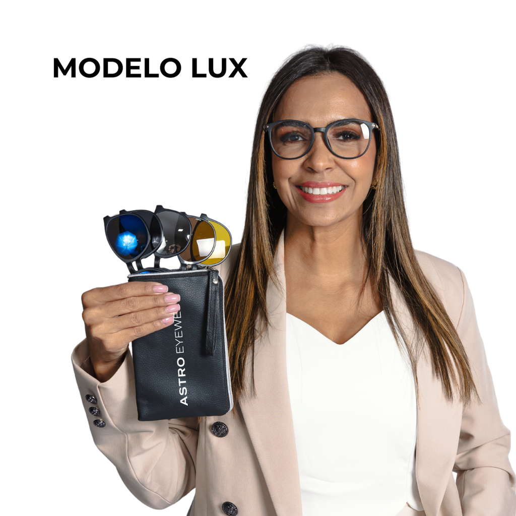 Lentes 6 en 1 con Clips Magnéticos de Sol para Hombre