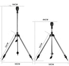 Aspersor de Trípode Telescópico de Acero Inoxidable 360° - vista 6