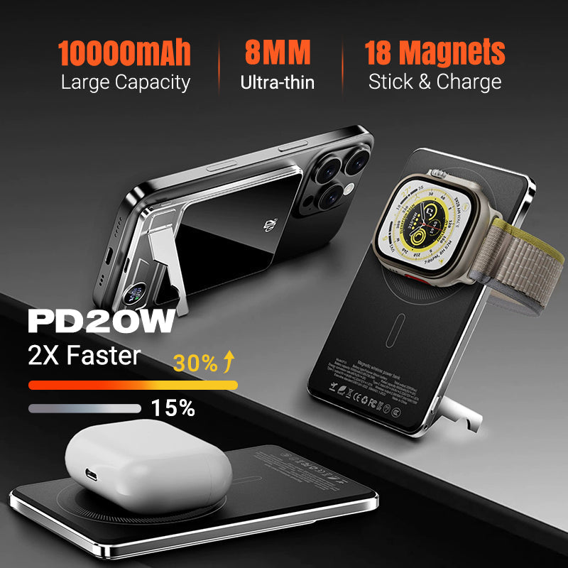 Batería portátil magnética carga 20w