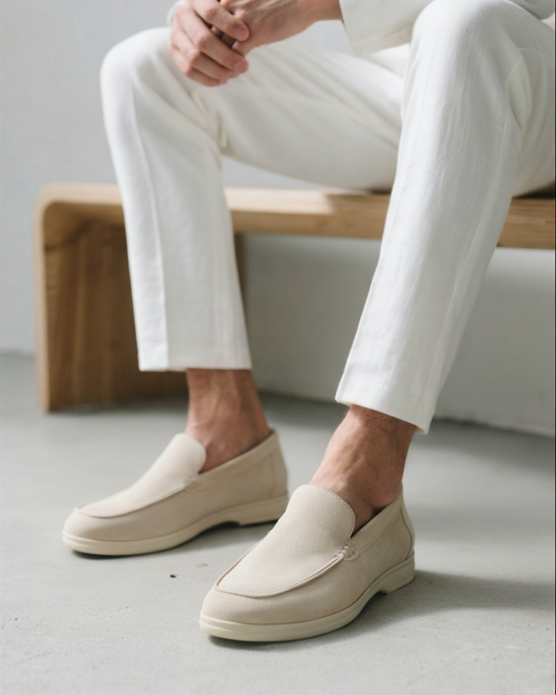 Mocasines de Gamuza para Hombre con Plantilla de Apoyo