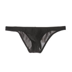 Bikini de Malla Ultrafino para Hombre Talle Bajo en color azul oscuro