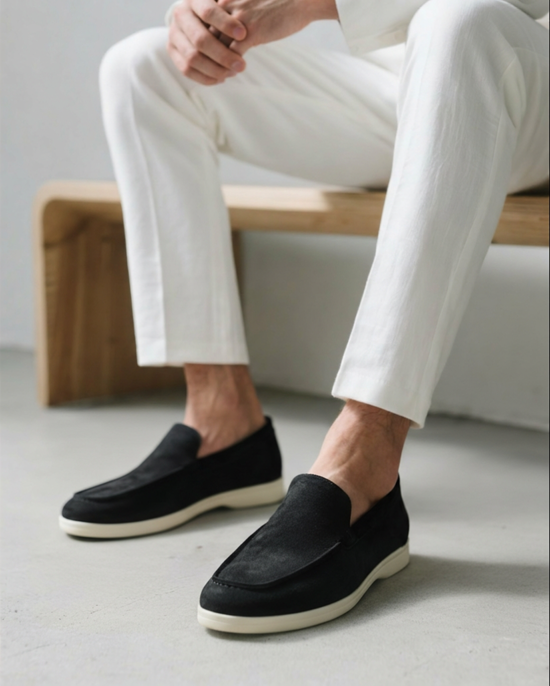 Mocasines de Gamuza para Hombre con Plantilla de Apoyo