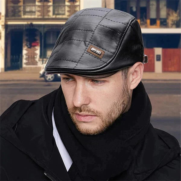 Boina de Cuero para Hombre Estilo Vintage - vista 6