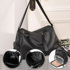 Bolsa de Gimnasio con Compartimento Seco y Húmedo en color negro
