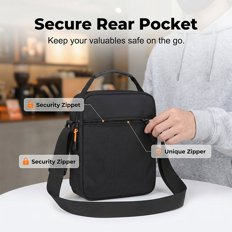Bolso Bandolera Chico para Hombre de Tela Oxford - vista 4