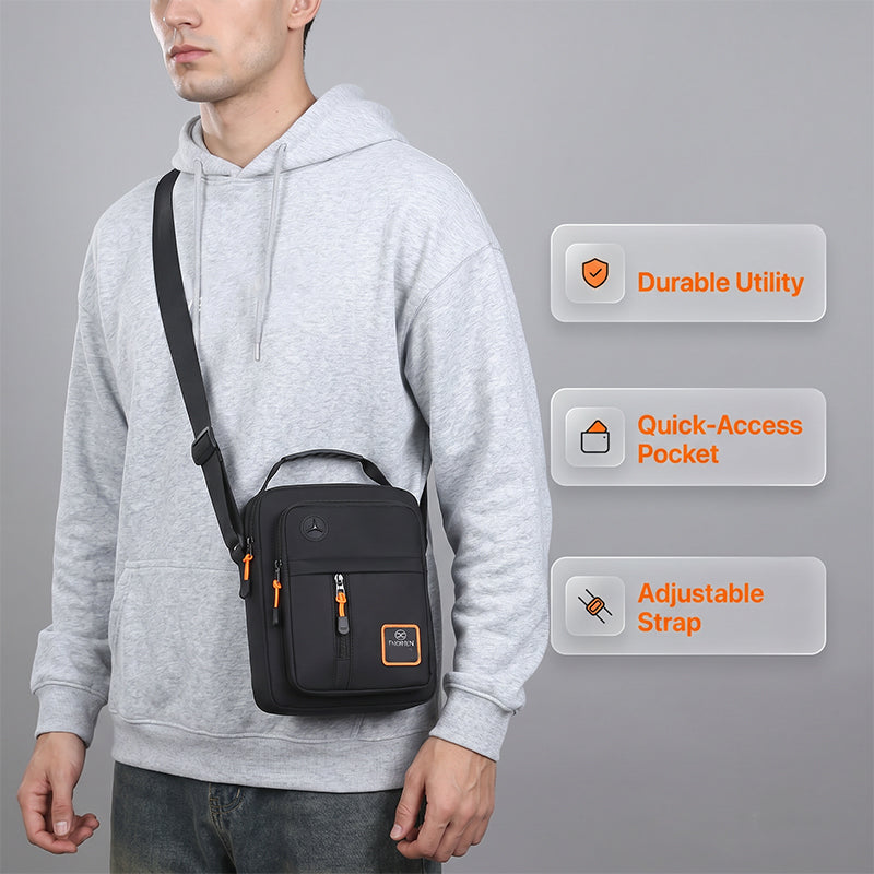 Bolso Bandolera Chico para Hombre de Tela Oxford - vista 5