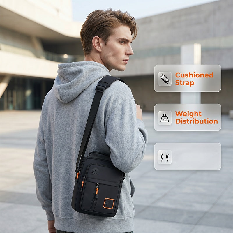 Bolso Bandolera Chico para Hombre de Tela Oxford - vista 6