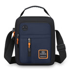 Bolso Bandolera Chico para Hombre de Tela Oxford en color azul