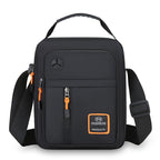 Bolso Bandolera Chico para Hombre de Tela Oxford en color negro