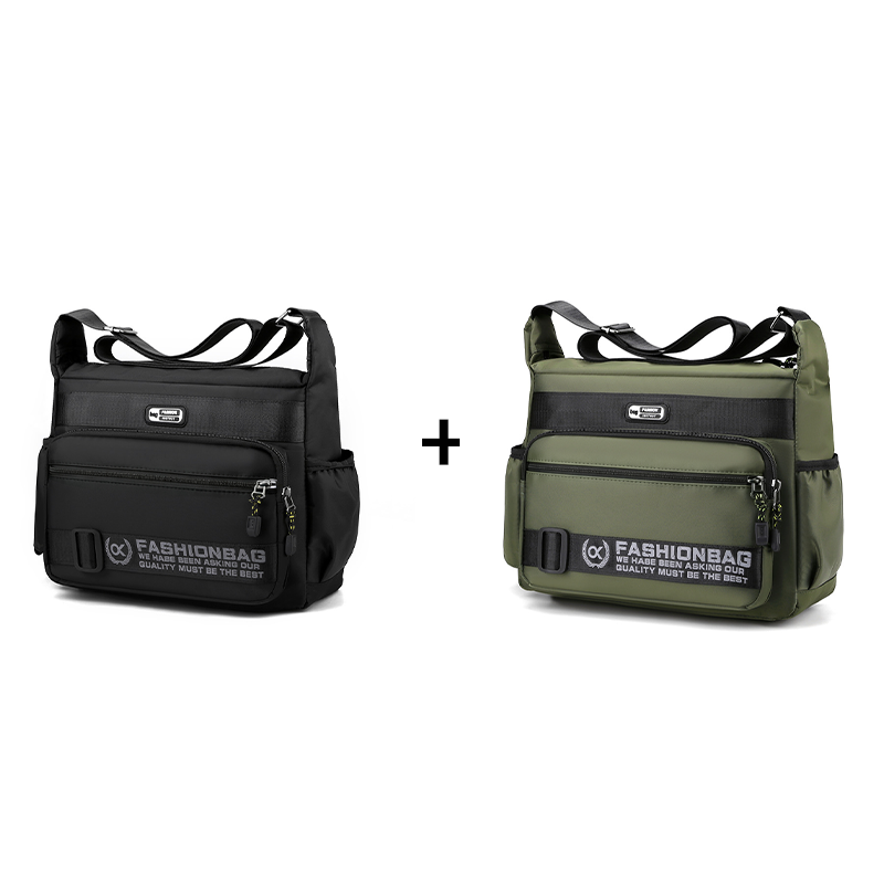 Bolso Mensajero para Hombre Resistente al Agua Multibolsillos - vista 14