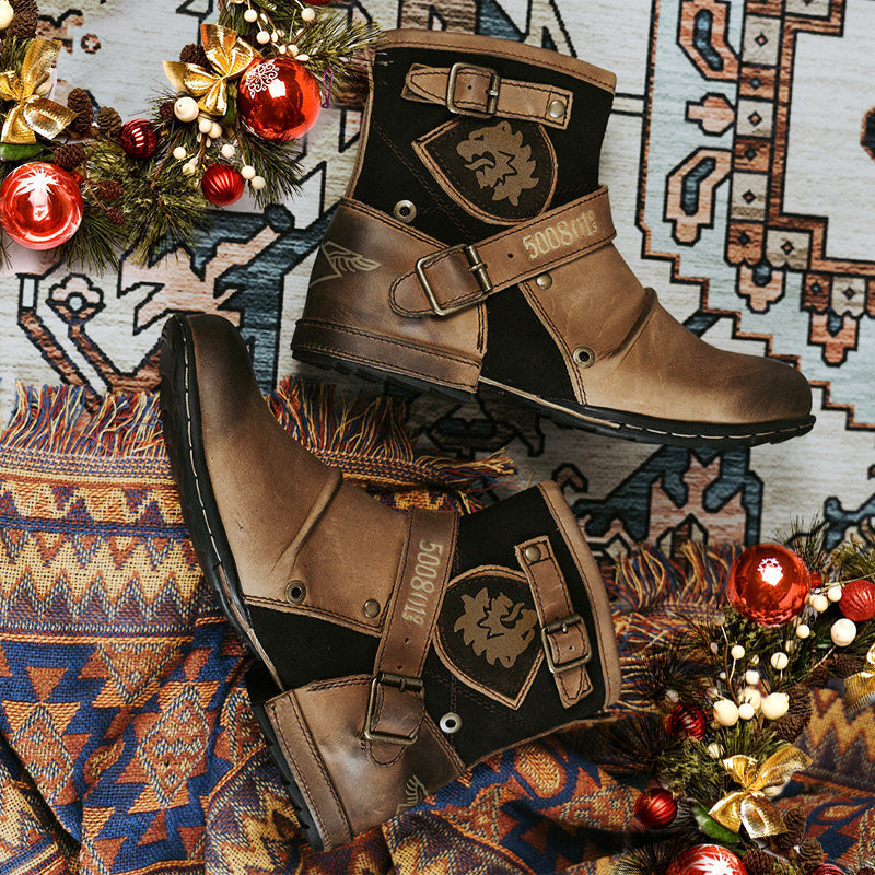 Botas Vaqueras de Piel para Hombre Estilo Western - vista 5