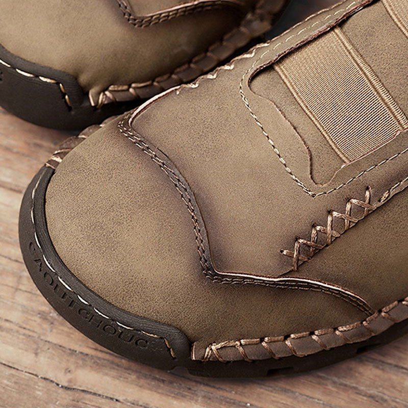Botines Casuales de Piel para Hombre con Cierre - vista 4