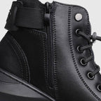 Botines de Piel Negros para Hombre con Cierre y Correa - vista 15