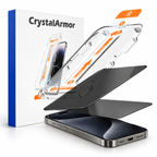 Kit Crystal Armor: mica antiespía, bandeja de instalación e iPhone