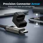 Cable de carga 4 en 1 llavero conector reforzado