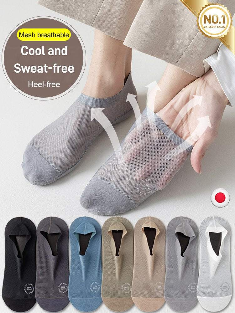 Calcetines de Malla Transpirables para Hombre en color blanco