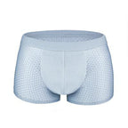 Calzones de Seda Fría para Hombre Transpirables Paquete de 4 en color azul oscuro