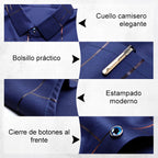 Camisa Antiarrugas para Hombre Manga Larga Paquetes de 1 a 4 - vista 12