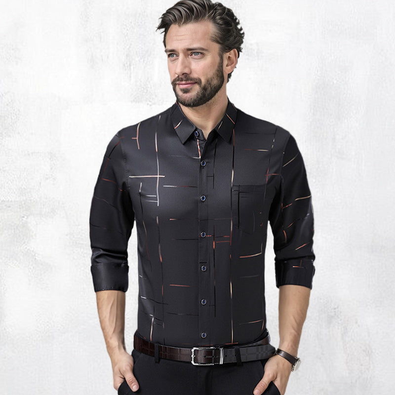 Camisa Antiarrugas para Hombre Manga Larga Paquetes de 1 a 4 - vista 3