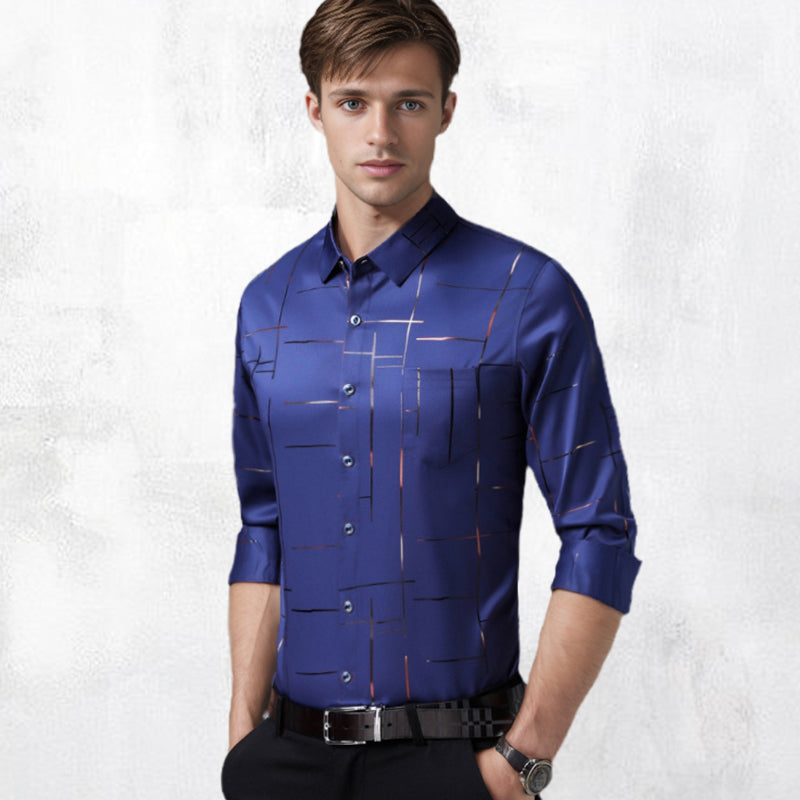 Camisa Antiarrugas para Hombre Manga Larga Paquetes de 1 a 4 - vista 6