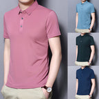 Camisa Manga Corta Cuello Mao para Hombre Slim Fit - vista 13