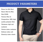 Camisa Manga Corta Cuello Mao para Hombre Slim Fit - vista 6