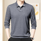Camisa Manga Larga Efecto Dos Piezas para Hombre - vista 5