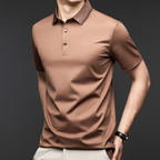Camisa Polo Holgada de Algodón Mercerizado para Hombre - vista 2
