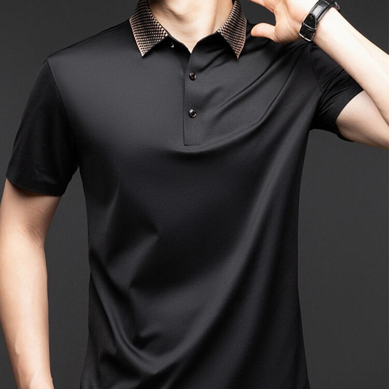 Camisa Polo Holgada de Algodón Mercerizado para Hombre - vista 5