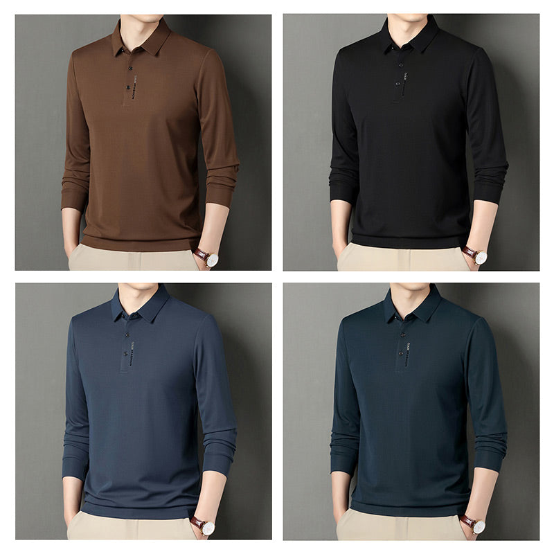 Camisa Polo Manga Larga Tipo Waffle para Hombre - vista 11