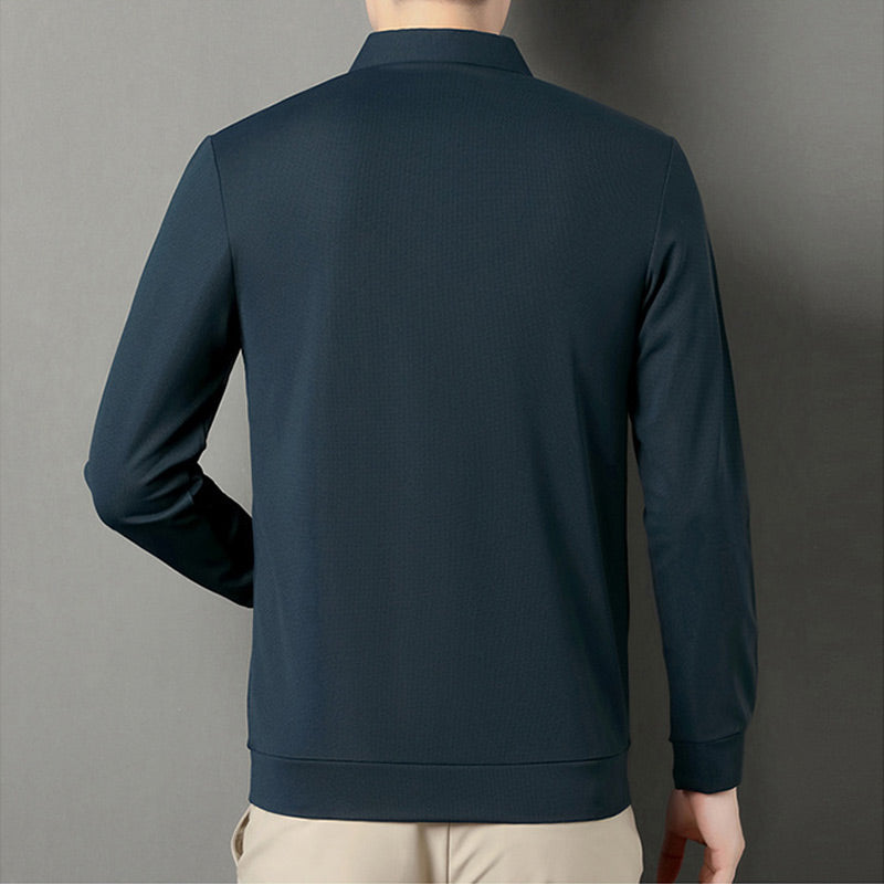 Camisa Polo Manga Larga Tipo Waffle para Hombre - vista 7
