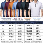 Camisa Polo de Seda Fría para Hombre con Cierre - vista 5