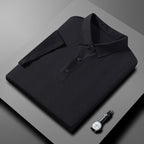 Camisa Polo de Seda Fría Manga Corta para Hombre - vista 12