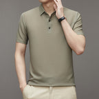 Camisa Polo de Seda Fría Manga Corta para Hombre - vista 9