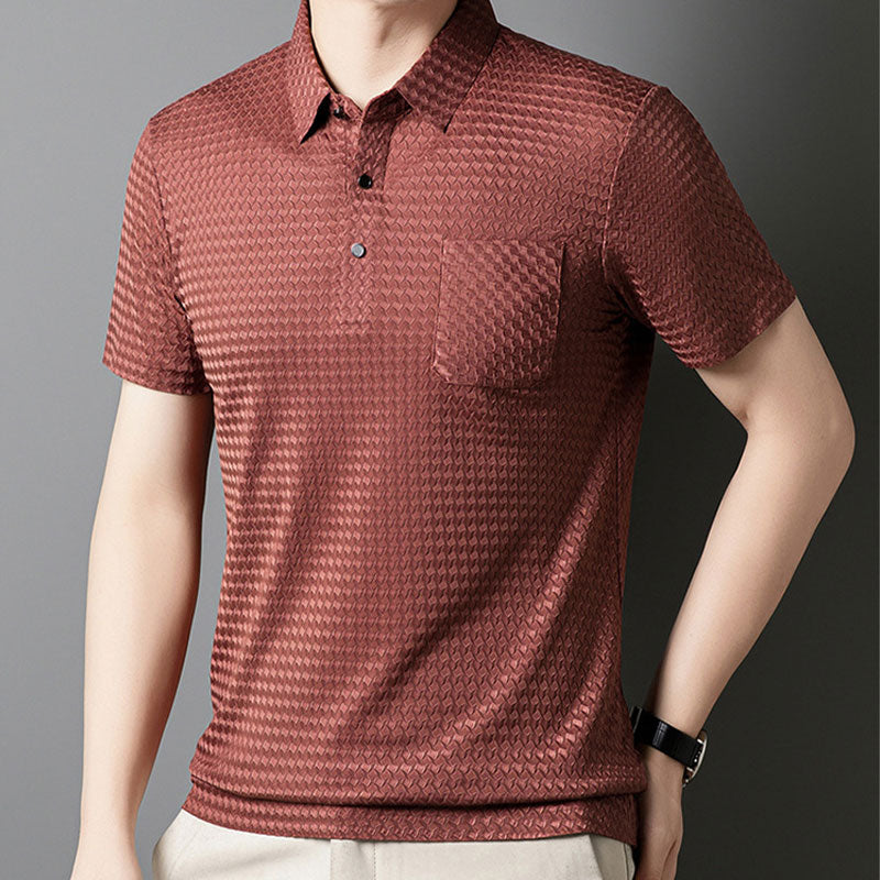 Camisa Texturizada Manga Corta para Hombre - vista 3