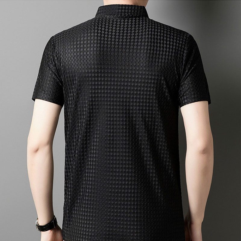 Camisa Texturizada Manga Corta para Hombre - vista 5