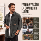 Camisa Utilitaria Holgada para Hombre Manga Larga - vista 5