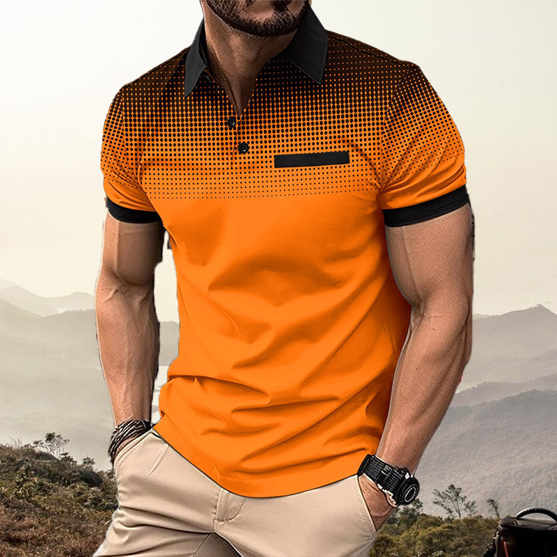 Camisa de Verano con Solapa para Hombre Manga Corta - vista 5
