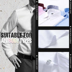 Camisa de Vestir Elástica Sin Arrugas para Hombre Slim Fit - vista 5