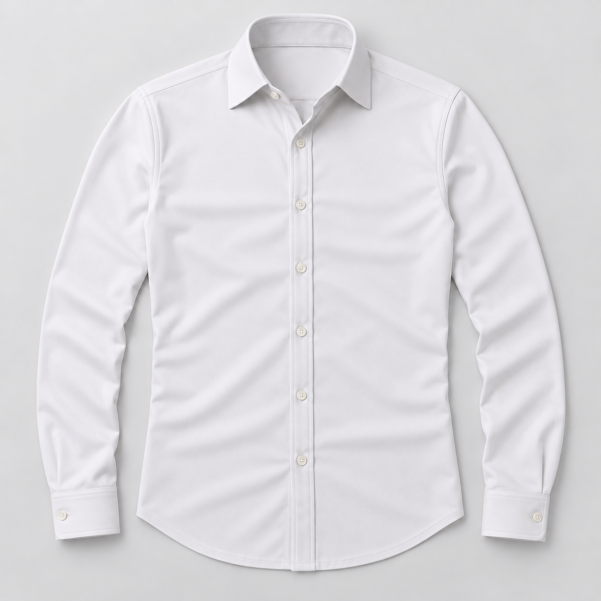 Camisa de vestir slim fit blanca